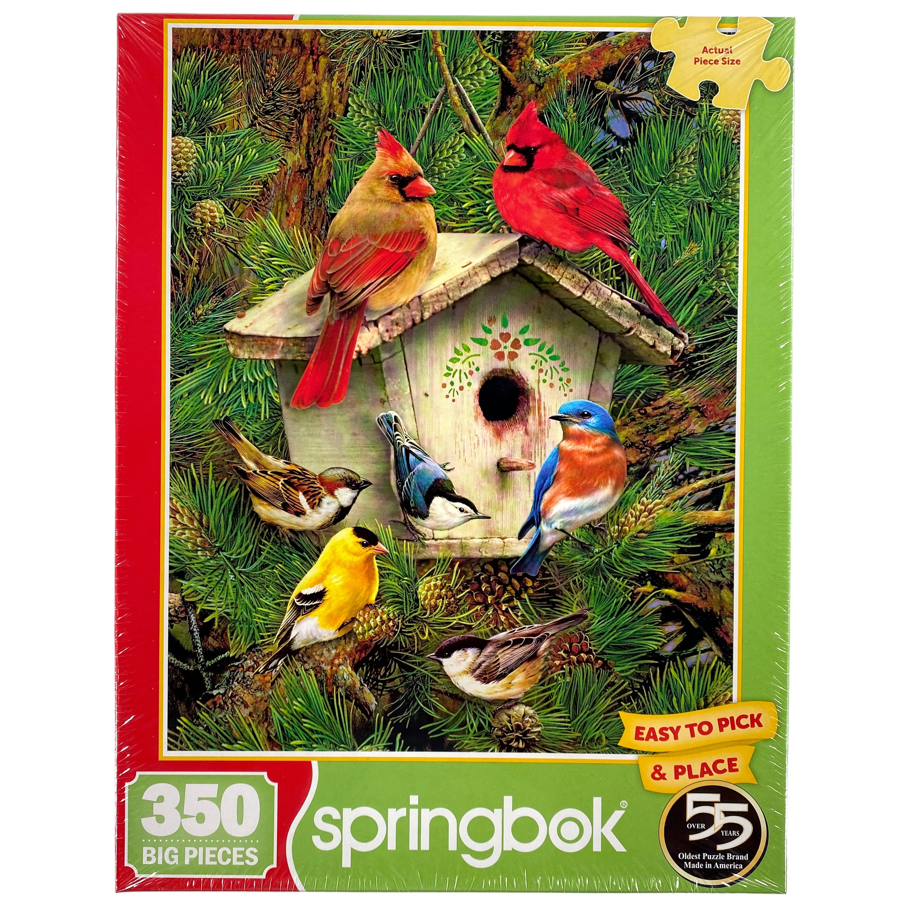 Feathered Retreat 350 Piece Large Format Puzzle