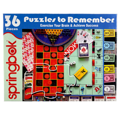 Board Games 36 Piece Large Format Puzzles To Remember