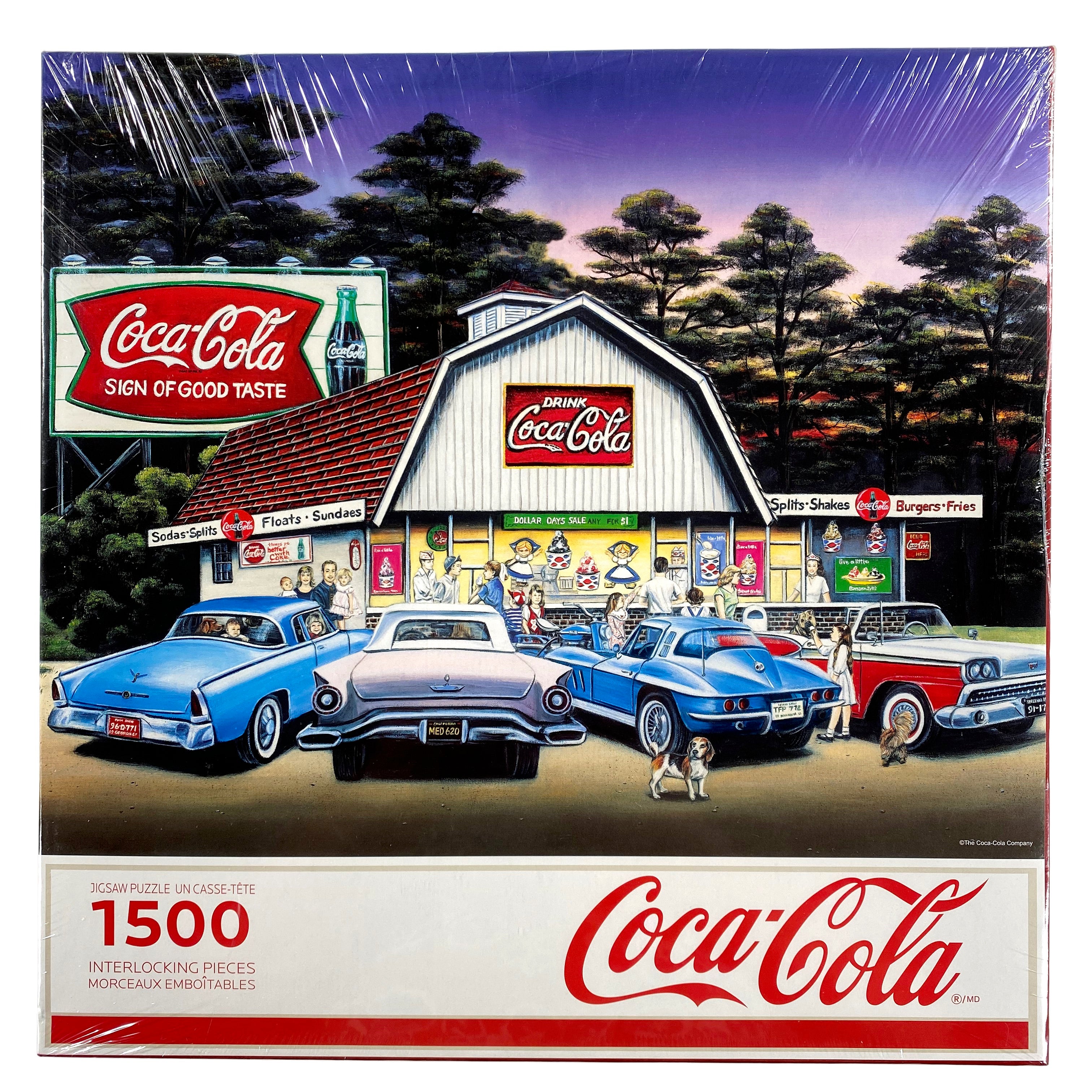 Night On The Town 1500 Piece Coca-Cola Puzzle