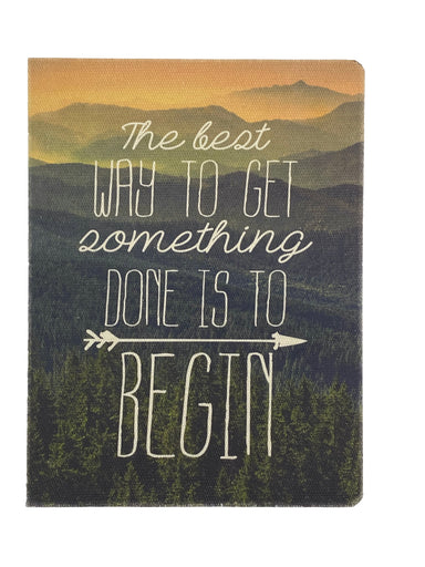 Coptic Binding Journal - The Best Way To Get Something Done Is To Begin    