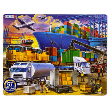 Transportation 37 Piece Larsen Frame Puzzle