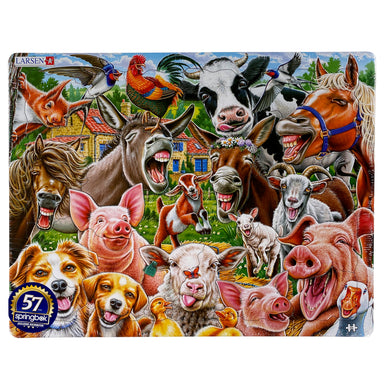 Happy Farm 33 Piece Larsen Frame Puzzle