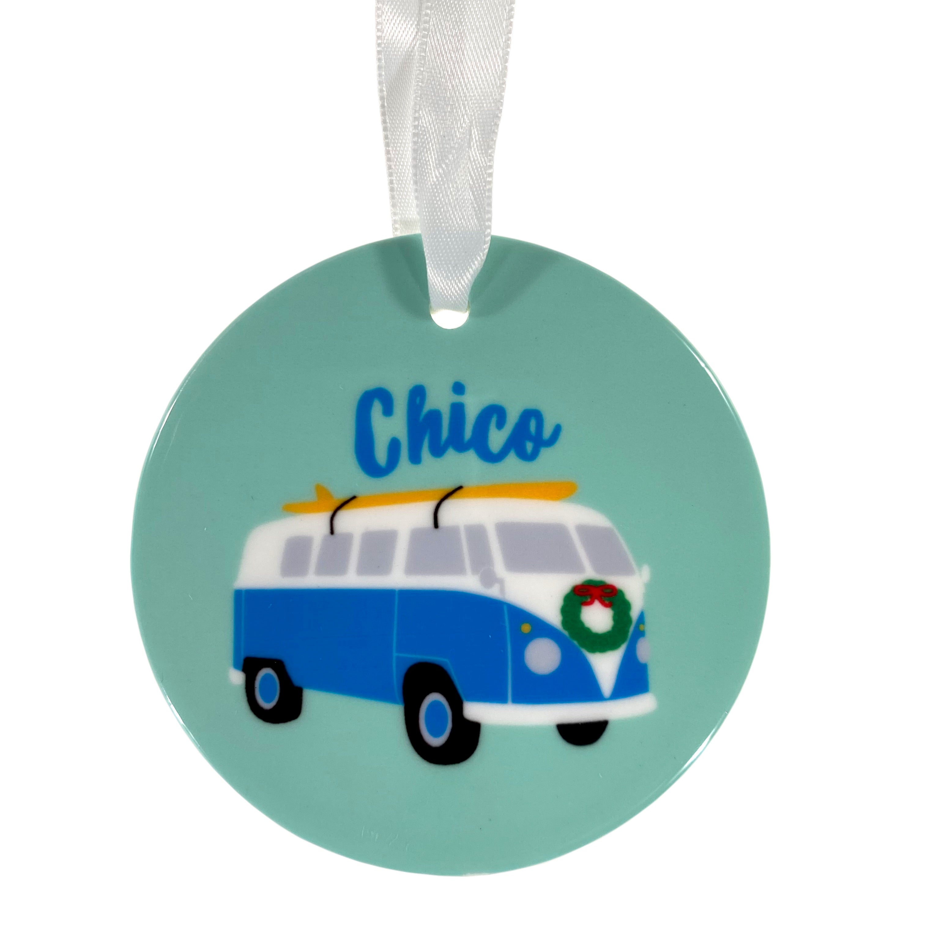 Chico Van Life Ceramic Ornament    