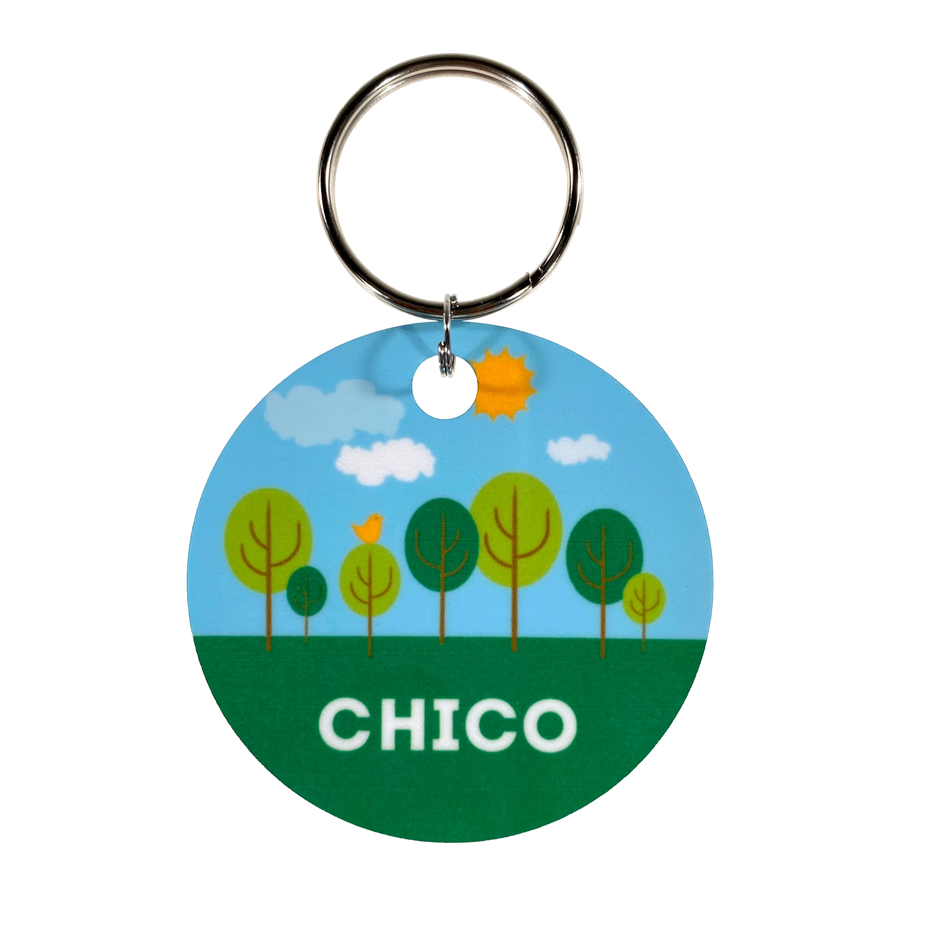 Chico Keychain - Park Scene    