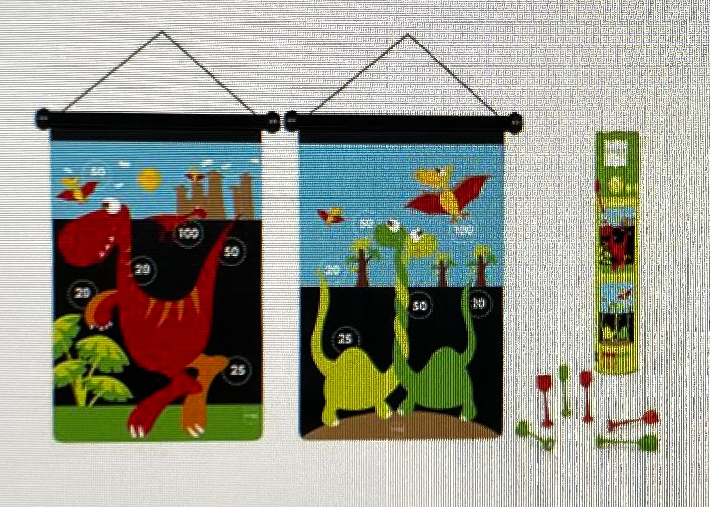 Magnetic Dart Board - Dinosaurs Large    