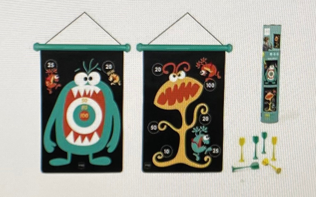 Magnetic Dart Board - Monsters Large    