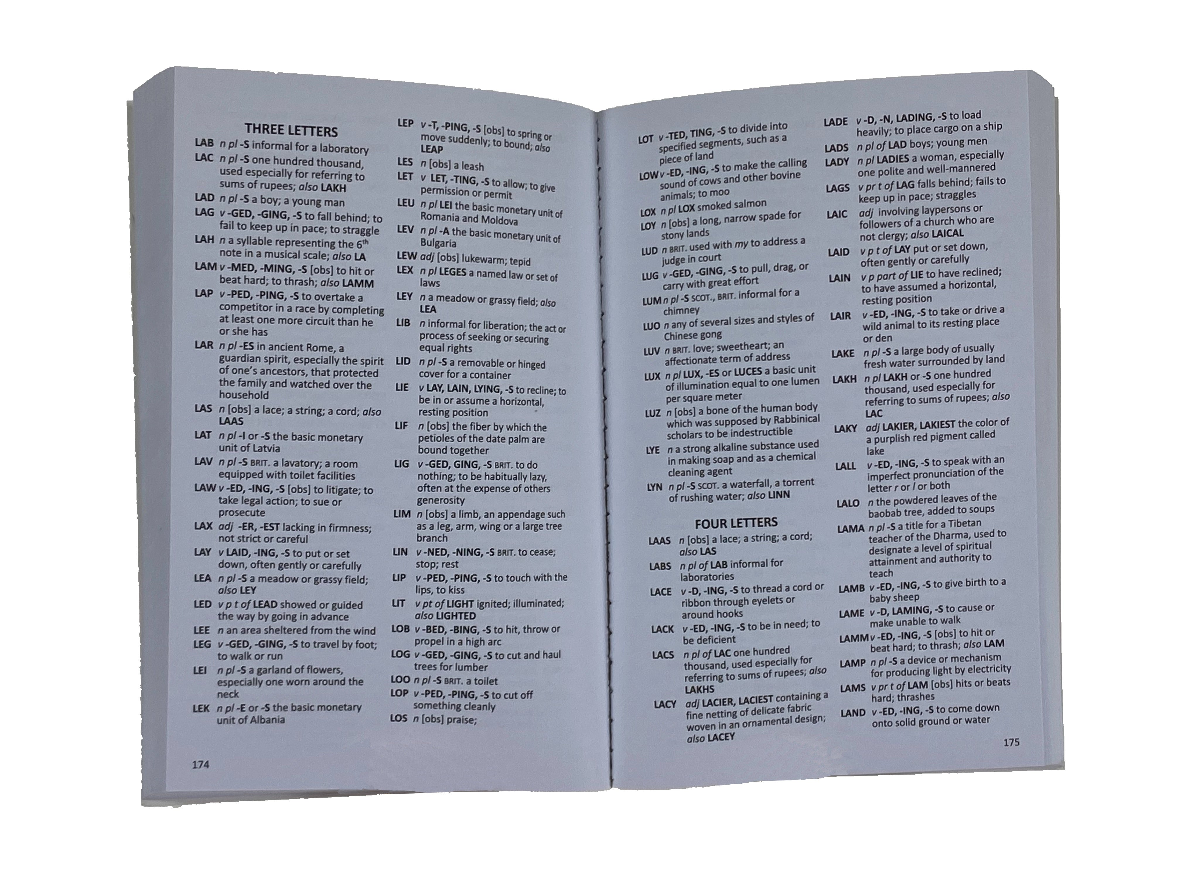 Quiddler Dictionary    