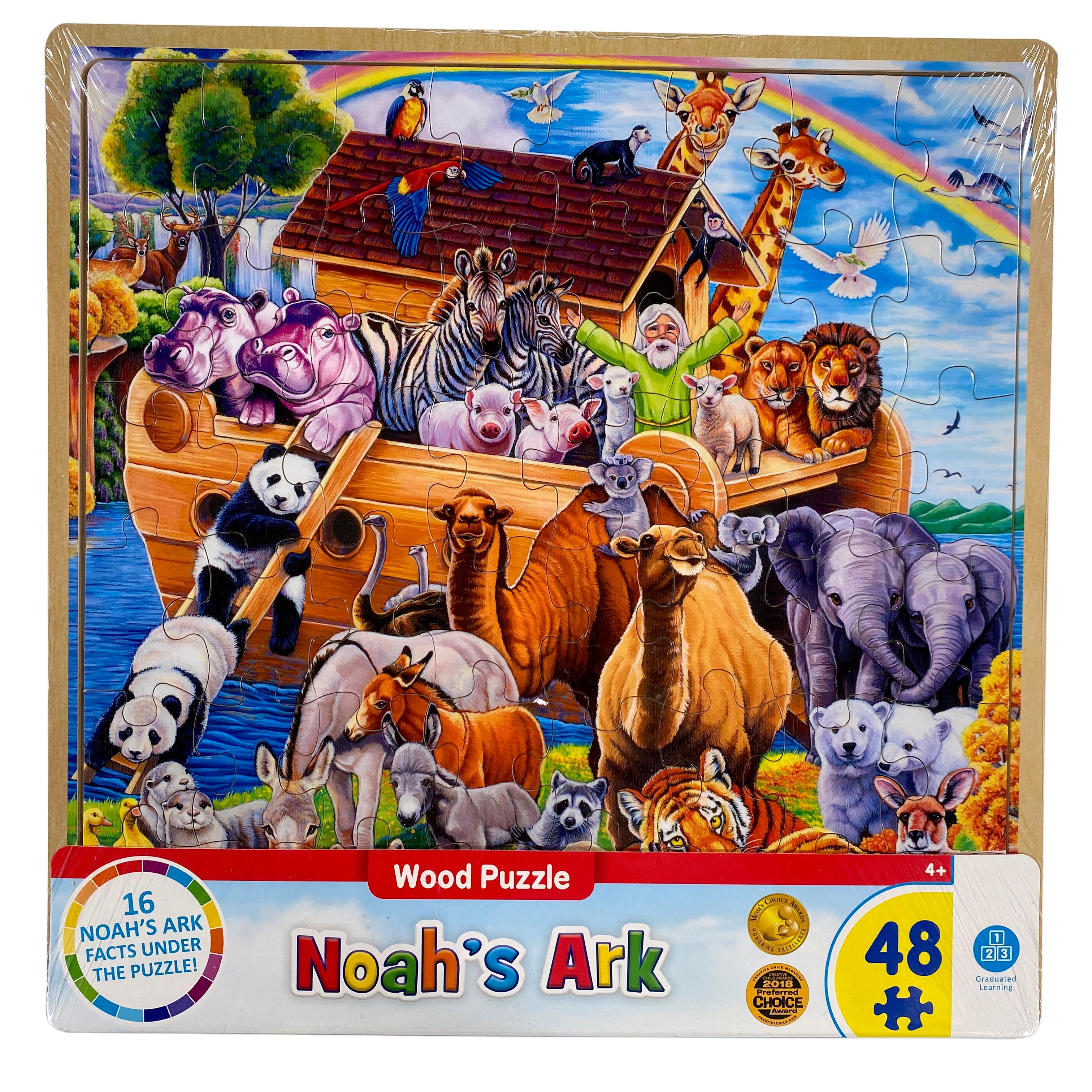 Noah's Ark 48 Piece Wooden Puzzle    