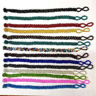 Daisy Solid Color Beaded Bracelets - Assorted Colors    