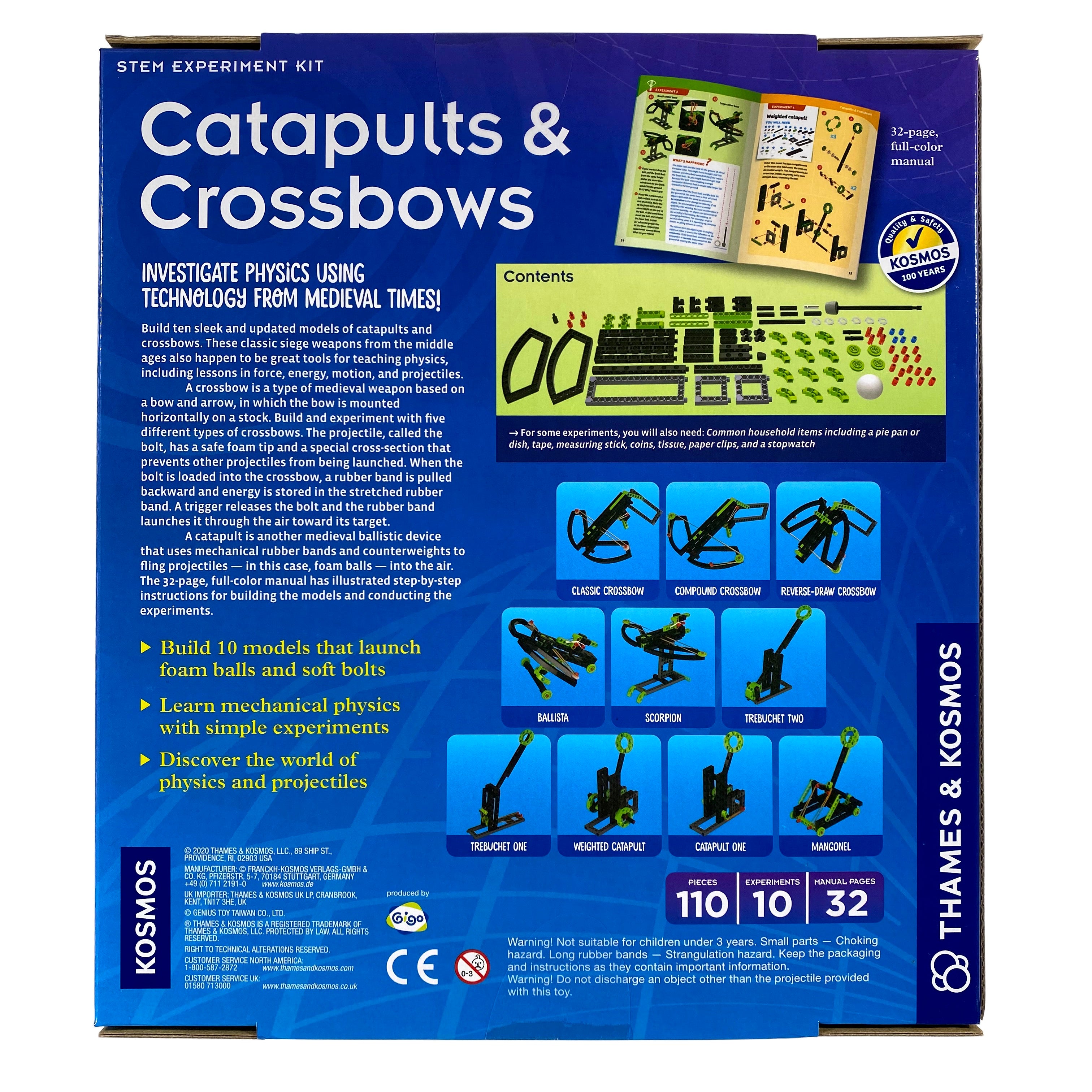 Catapults & Crossbows - Build 10 Models    