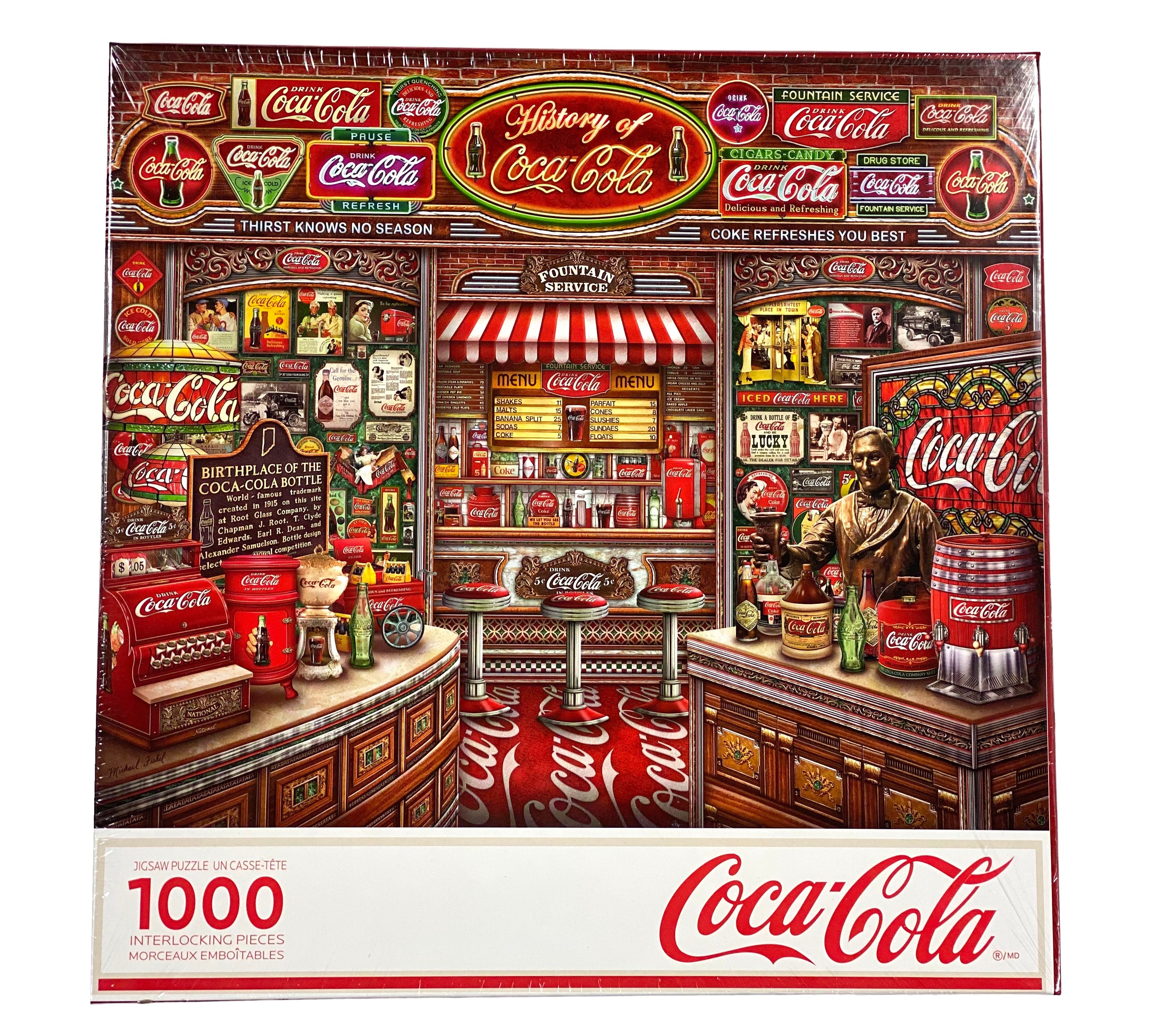 Coca-Cola History 1000 Piece Puzzle