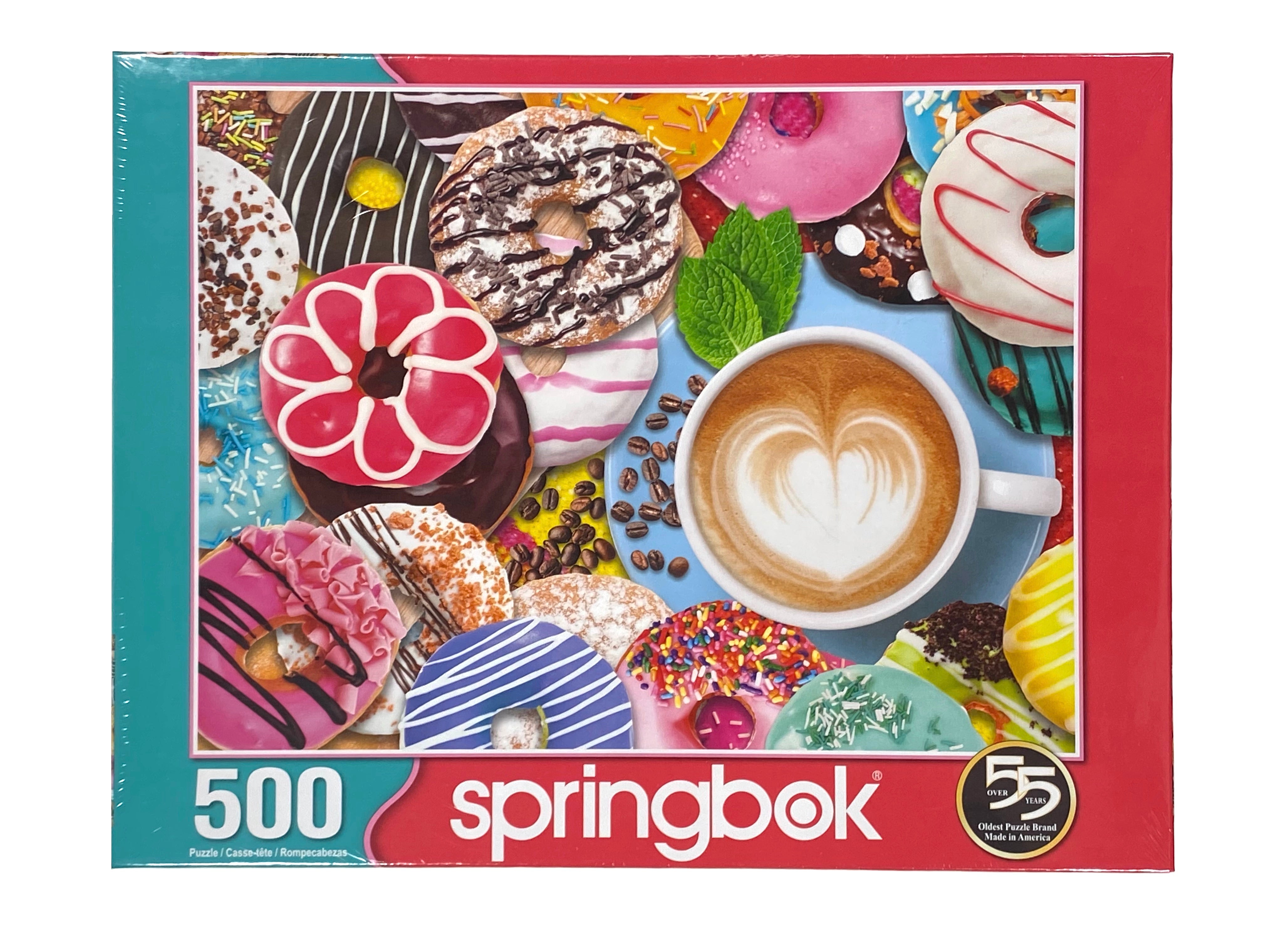 Donuts N' Coffee 500 Piece Puzzle