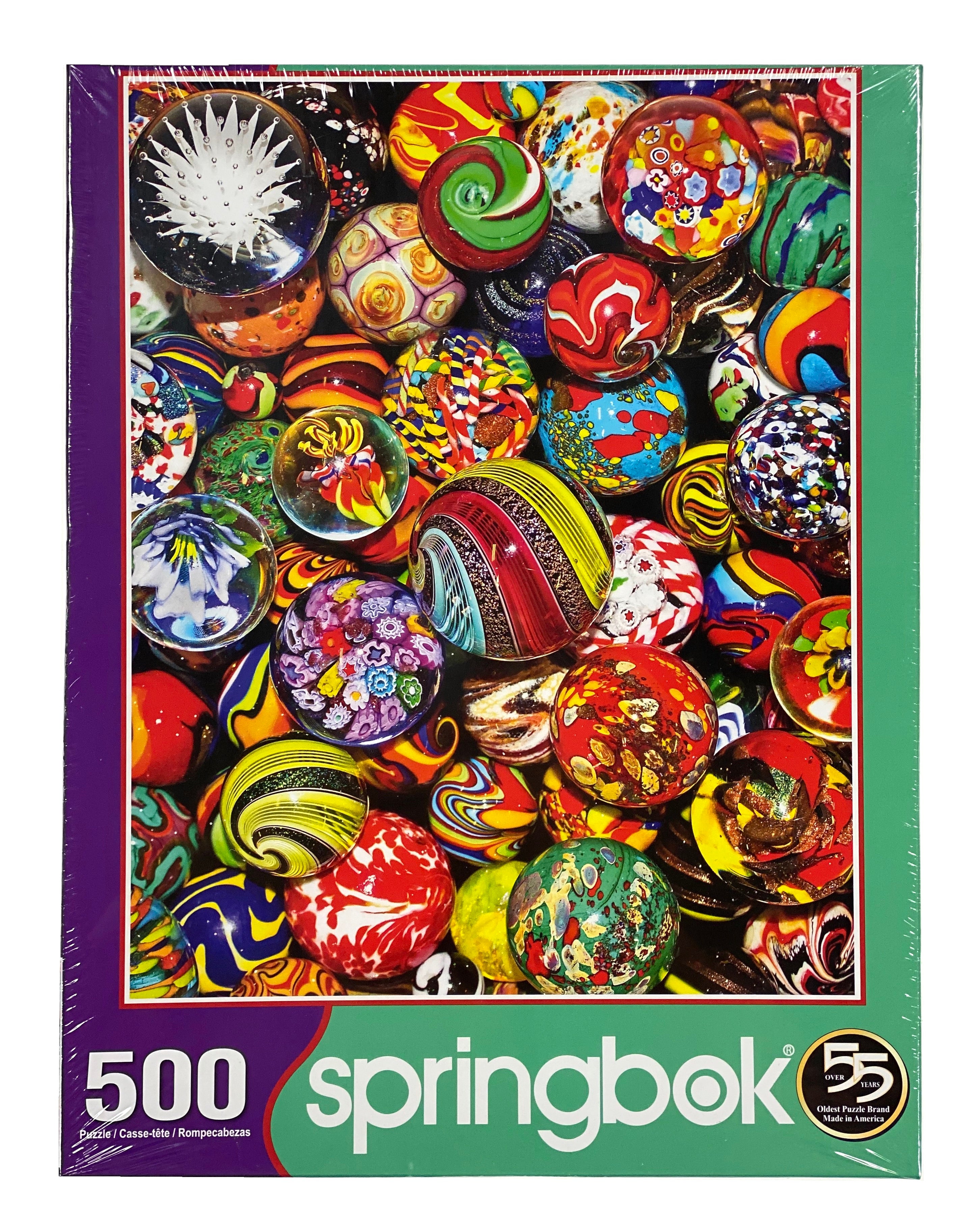 Marble Madness 500 Piece Puzzle