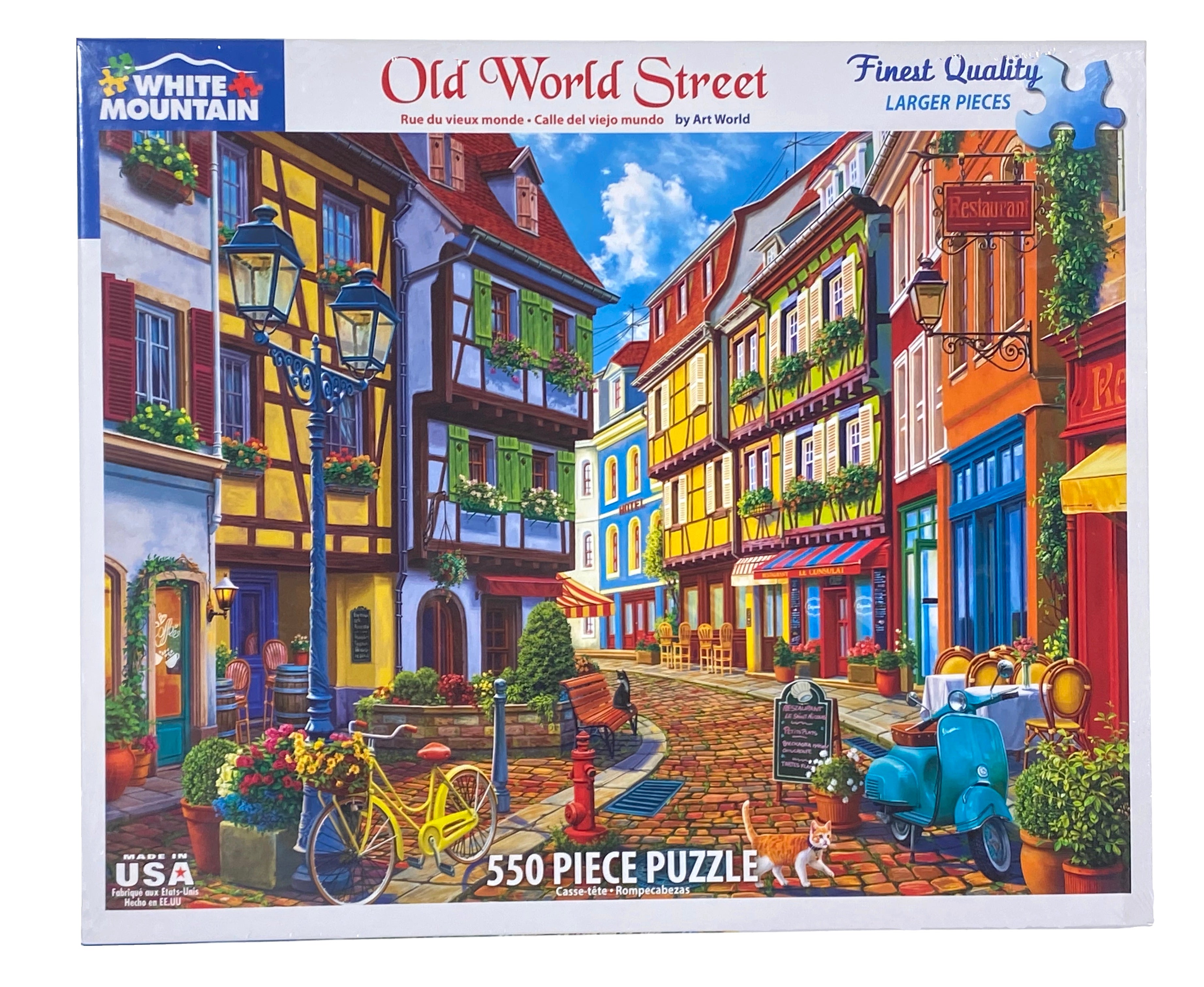 Old World Street 550 Piece Puzzle    