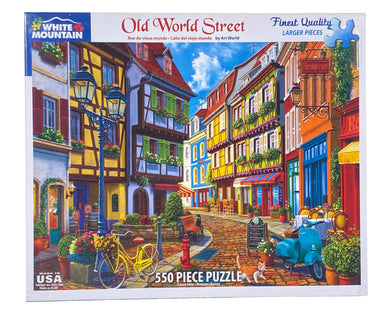 Old World Street 550 Piece Puzzle    