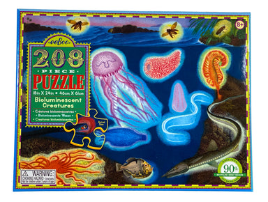 Bioluminescent Creatures 208 Piece Puzzle    