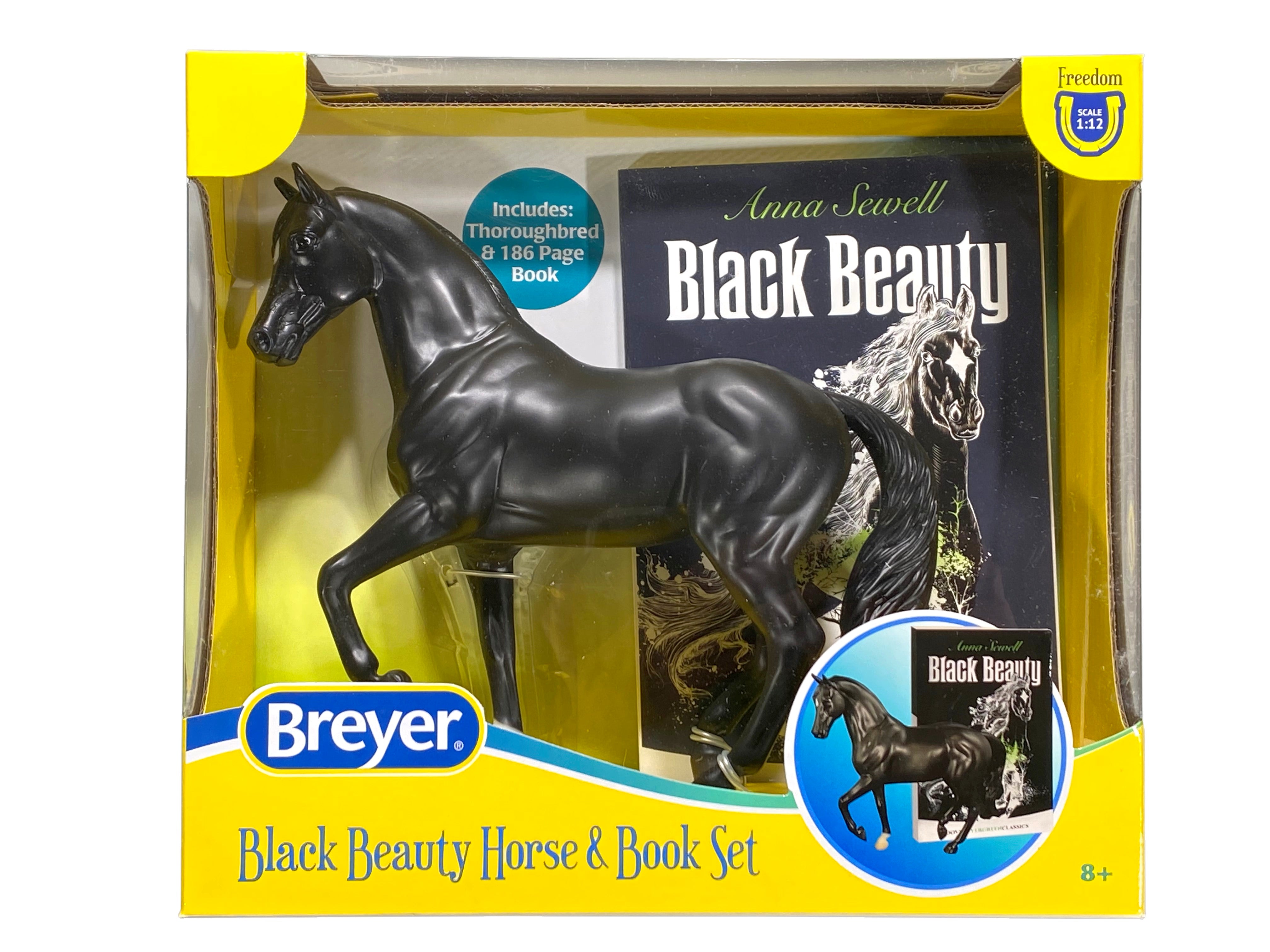 Freedom Series - Black Beauty Horse And Book Set    