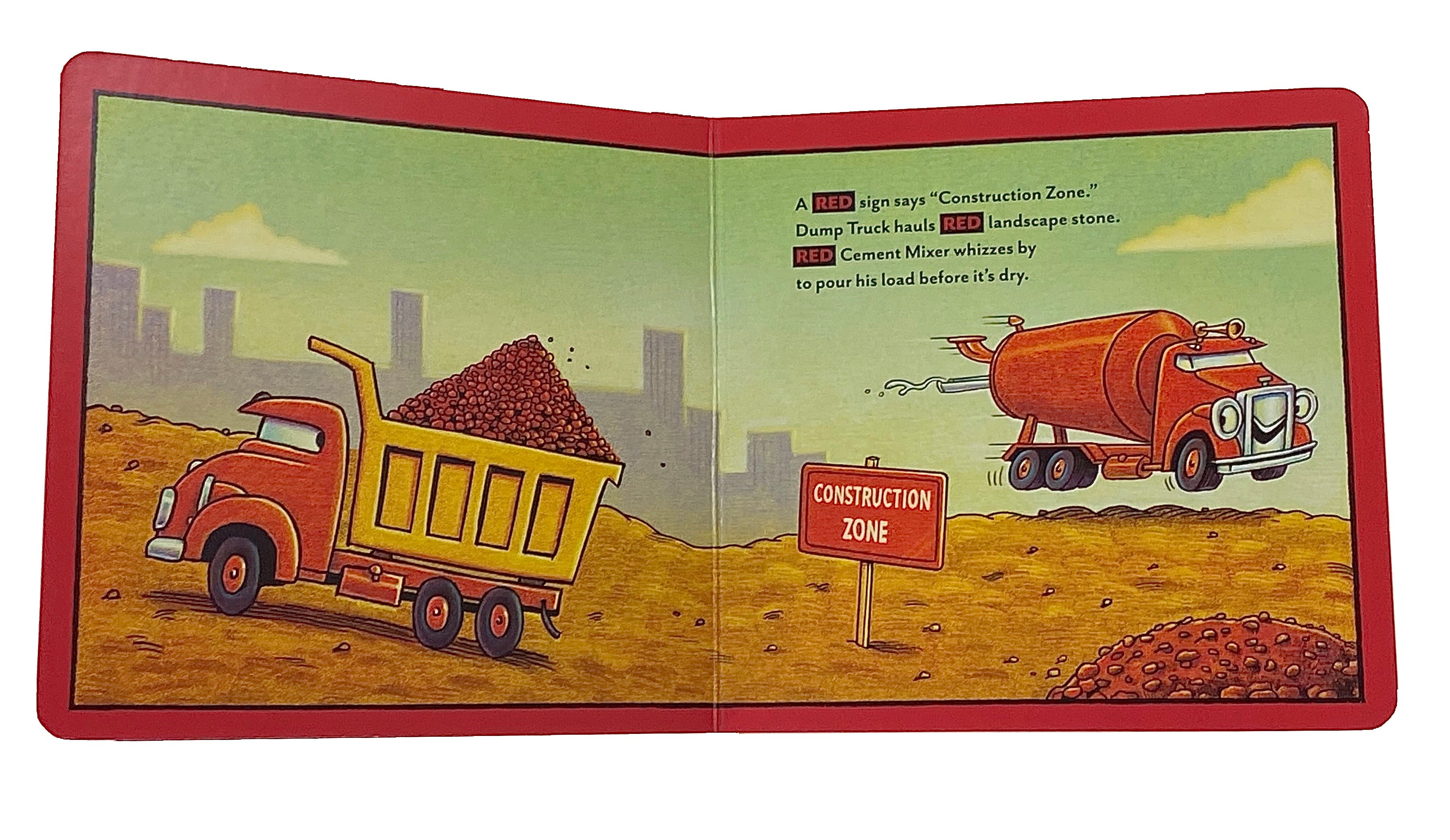 Goodnight, Goodnight, Construction Site Dump Truck's Colors    