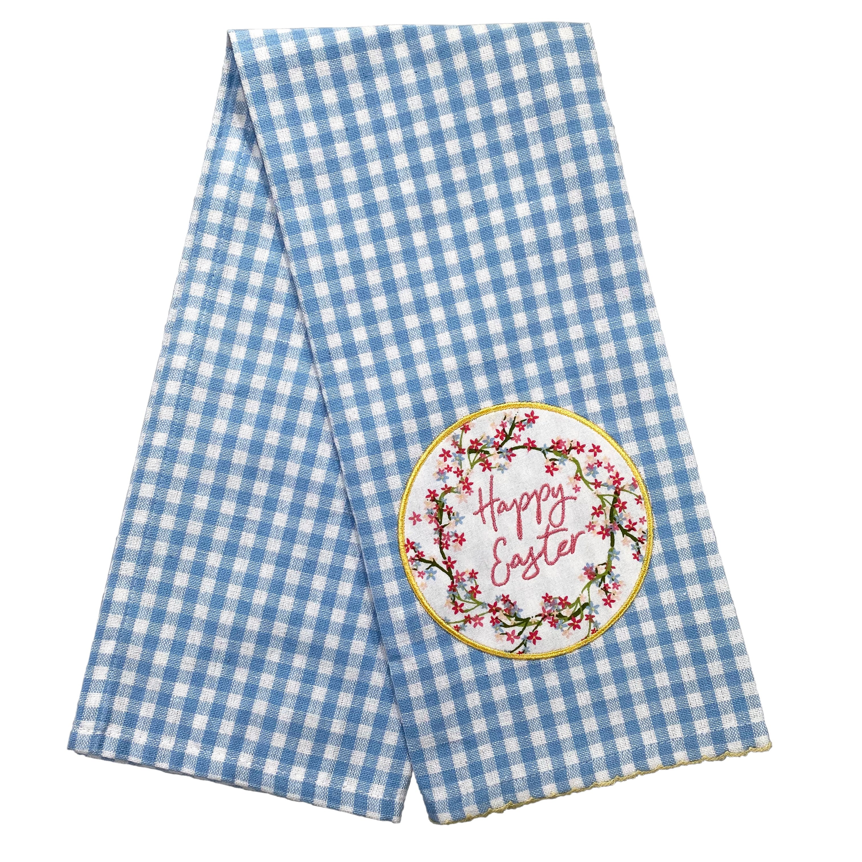 Happy Easter Applique Kitchen Towel    