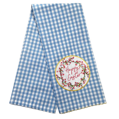 Happy Easter Applique Kitchen Towel    