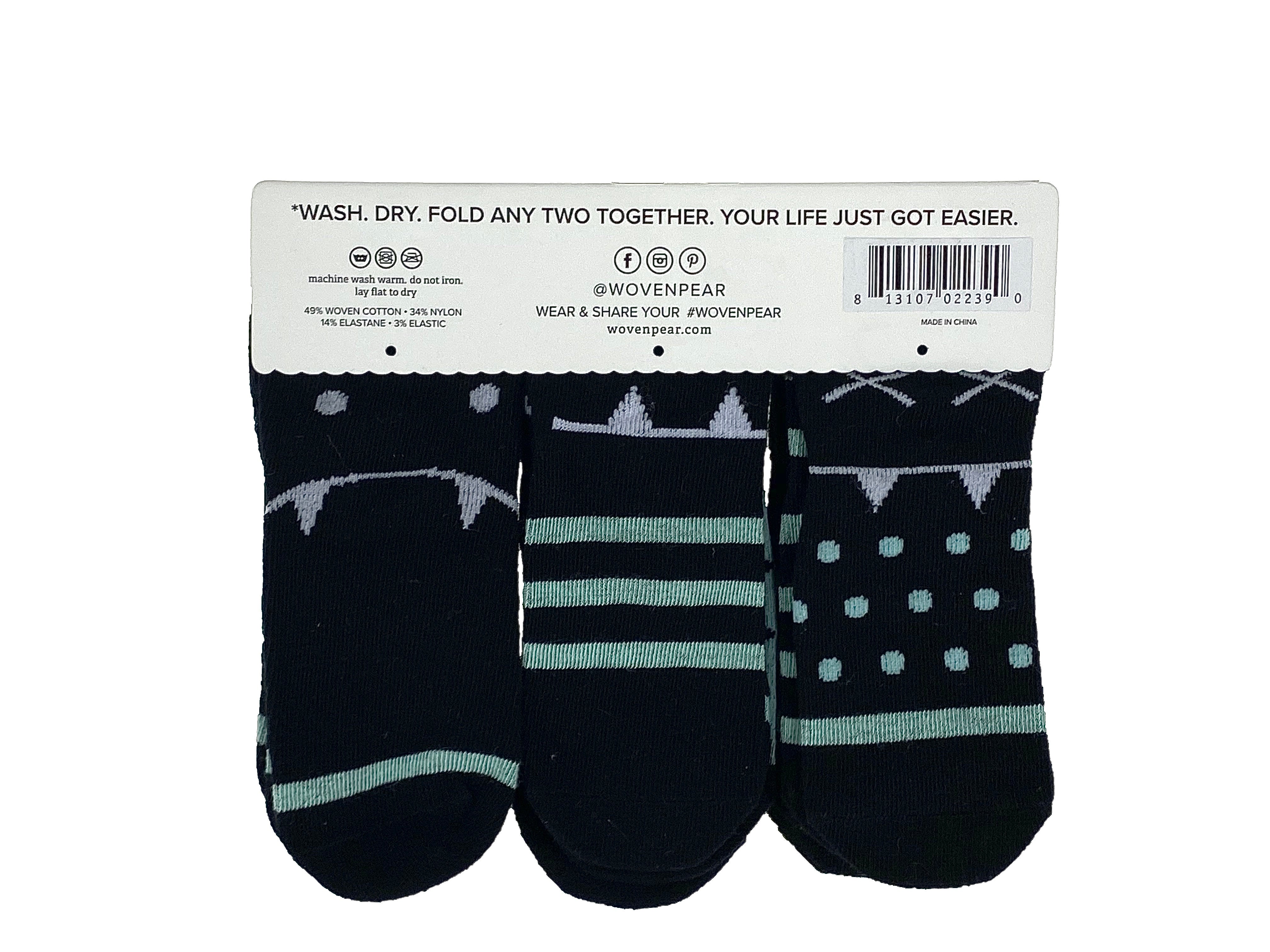 6 Pairs of Little Monster Socks - Size 2T-4T    