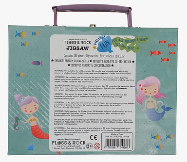 Mermaid 130 Piece Puzzle In A Storage Case    