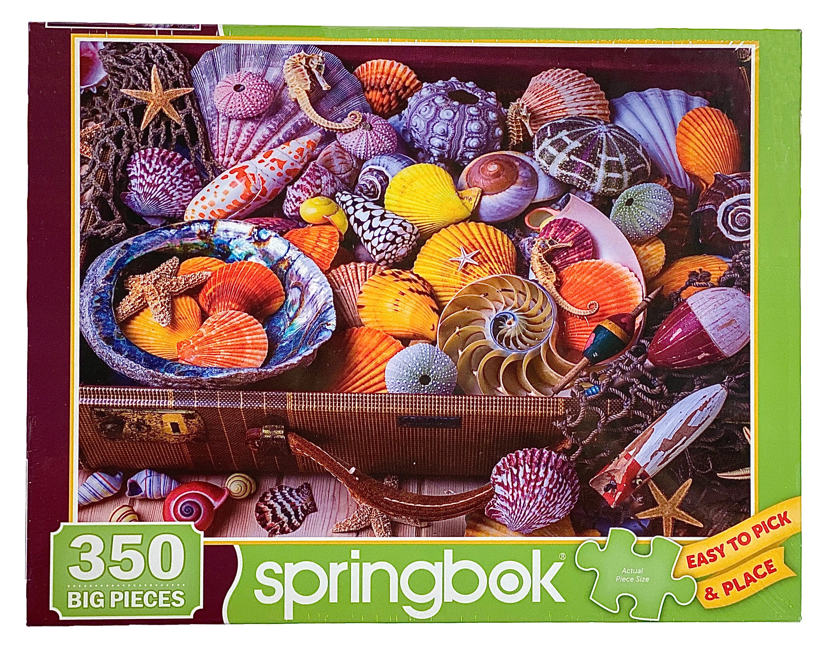 Vacation Treasures Large Format 350 Piece Puzzle    