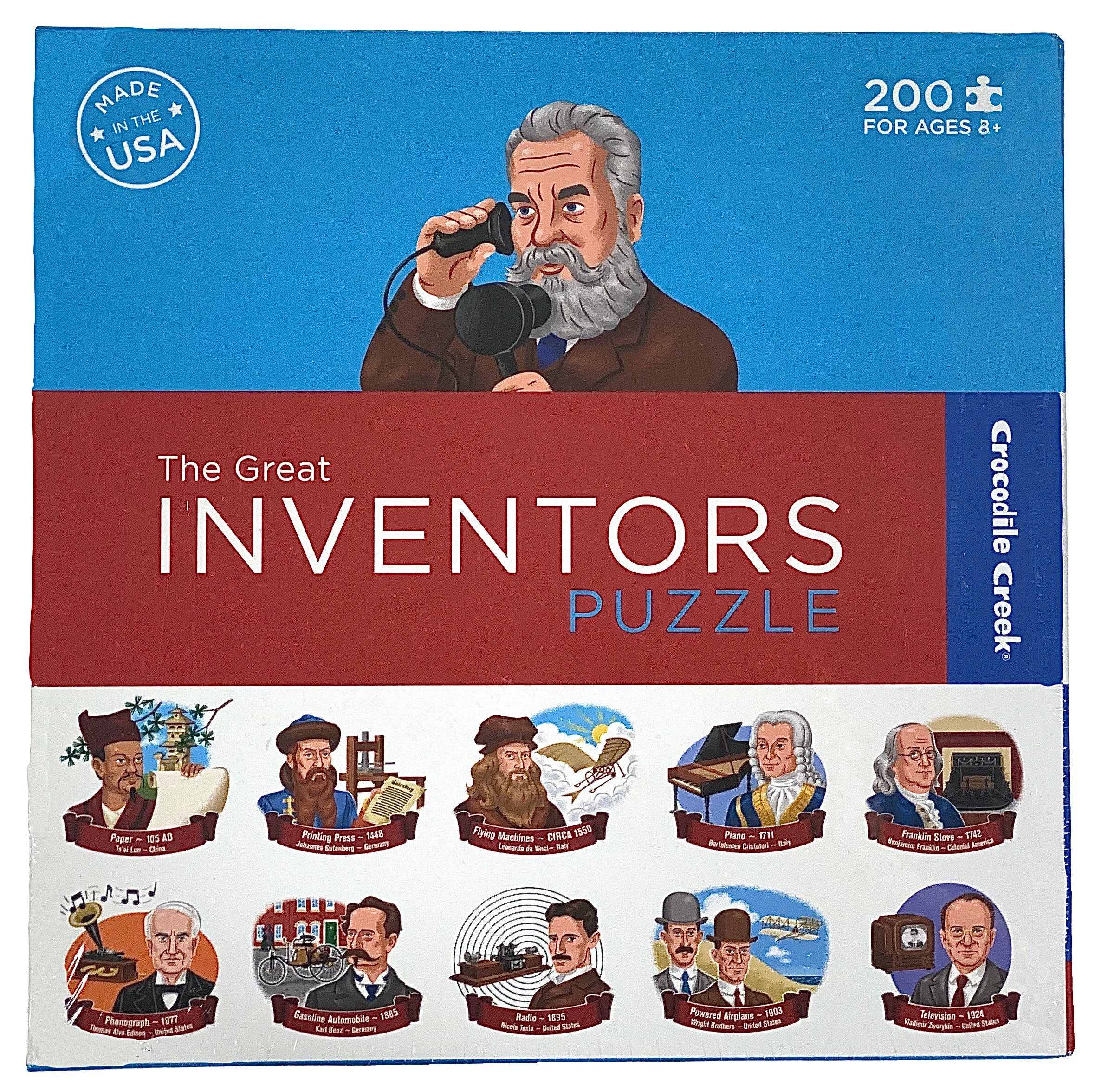 The Great Inventors 200 Piece Puzzle    