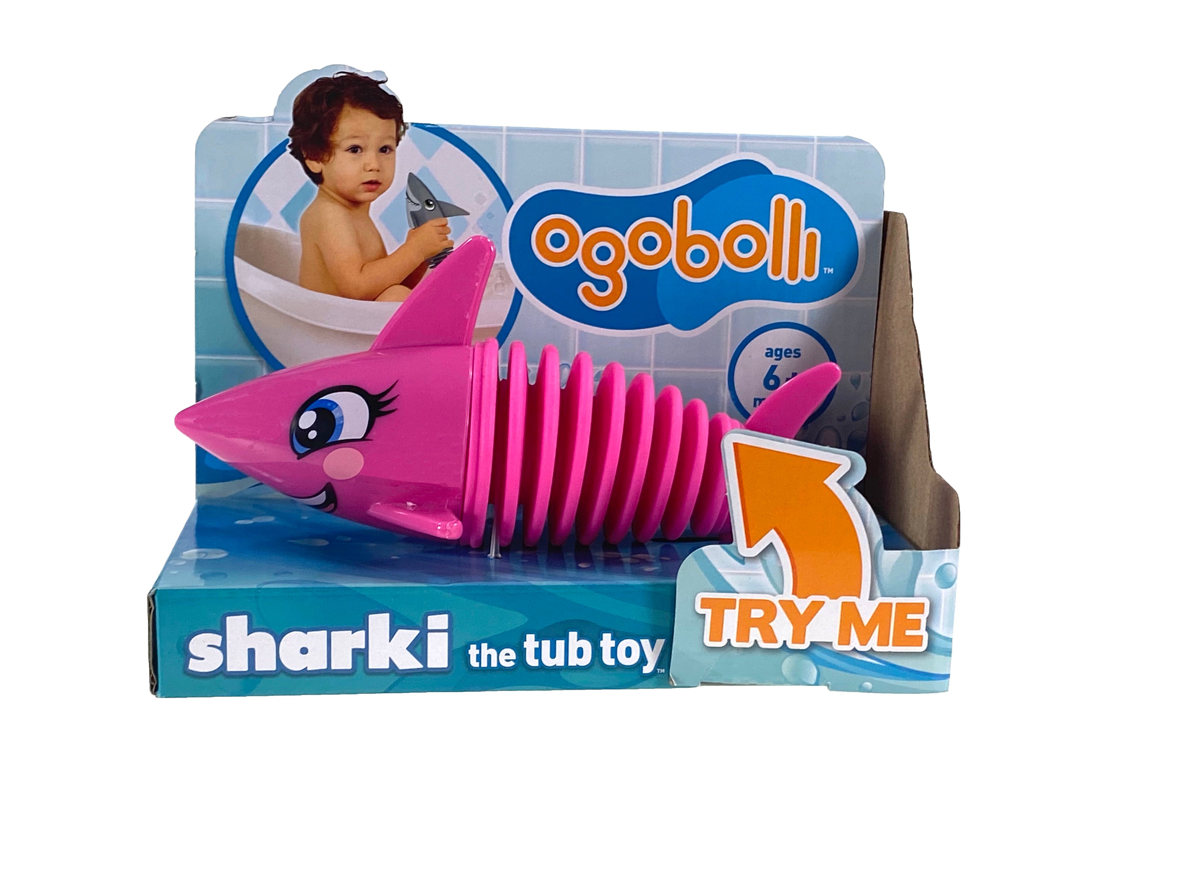 Sharki The Tub Toy - Grey    