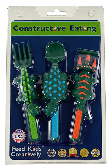 Constructive Eating 3 Piece Dinosaur Feeding Set    