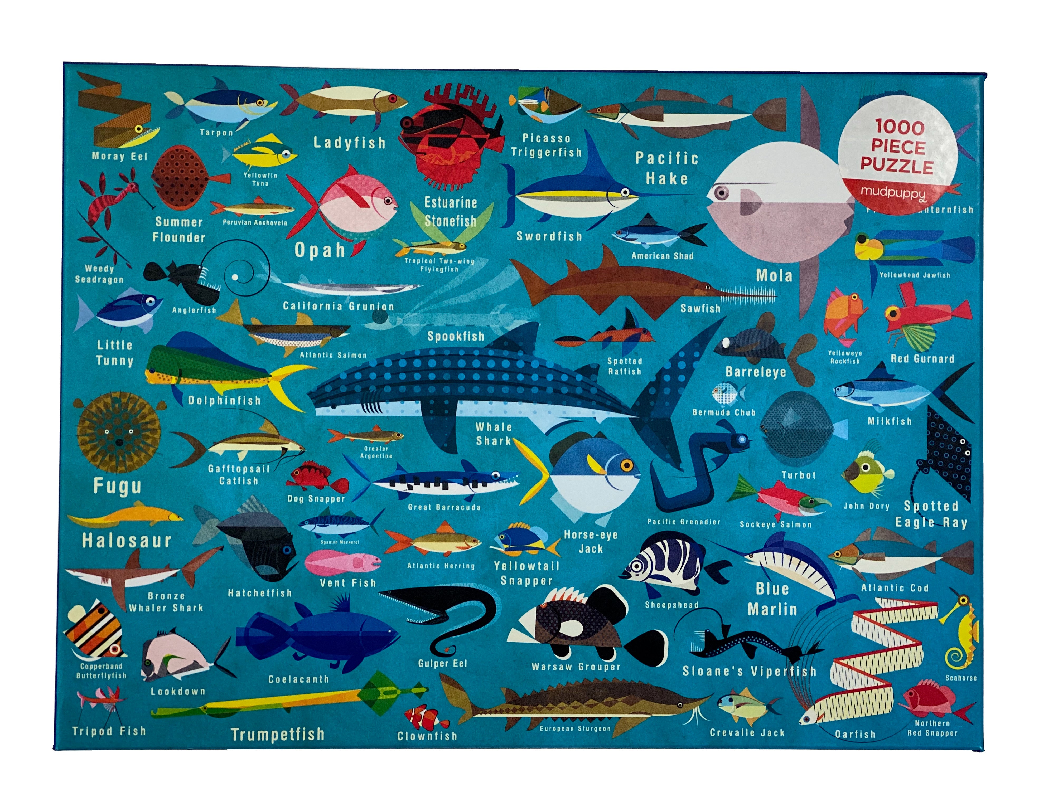 Ocean Life 1000 Piece Puzzle    