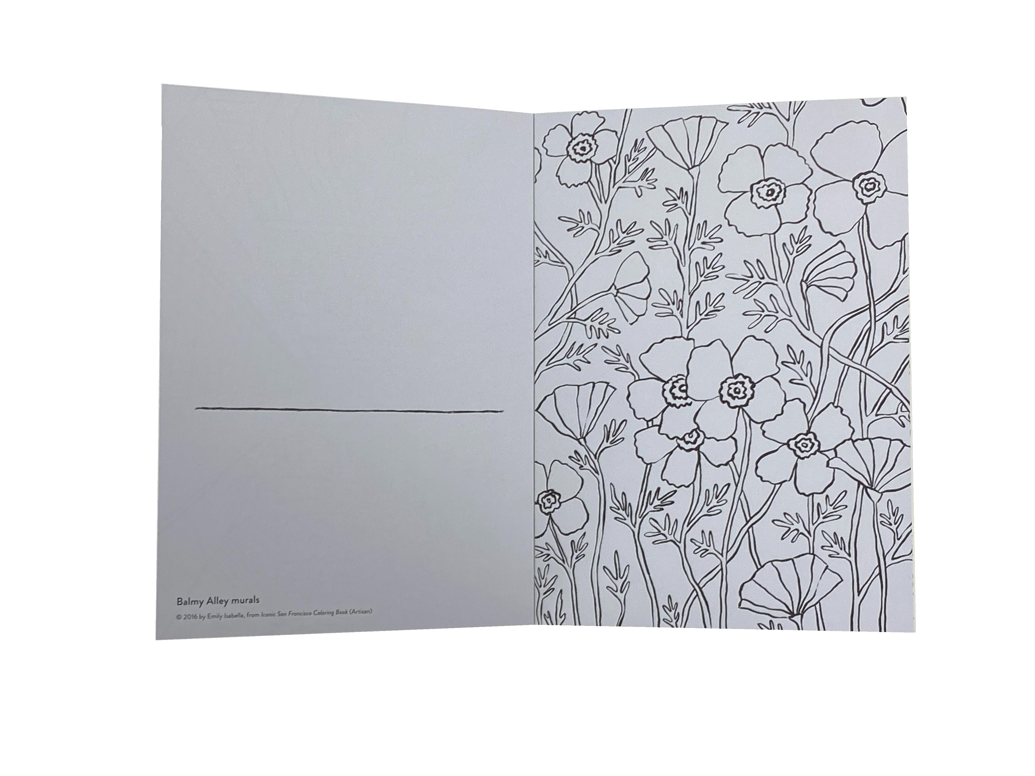 Iconic San Francisco Coloring Book    