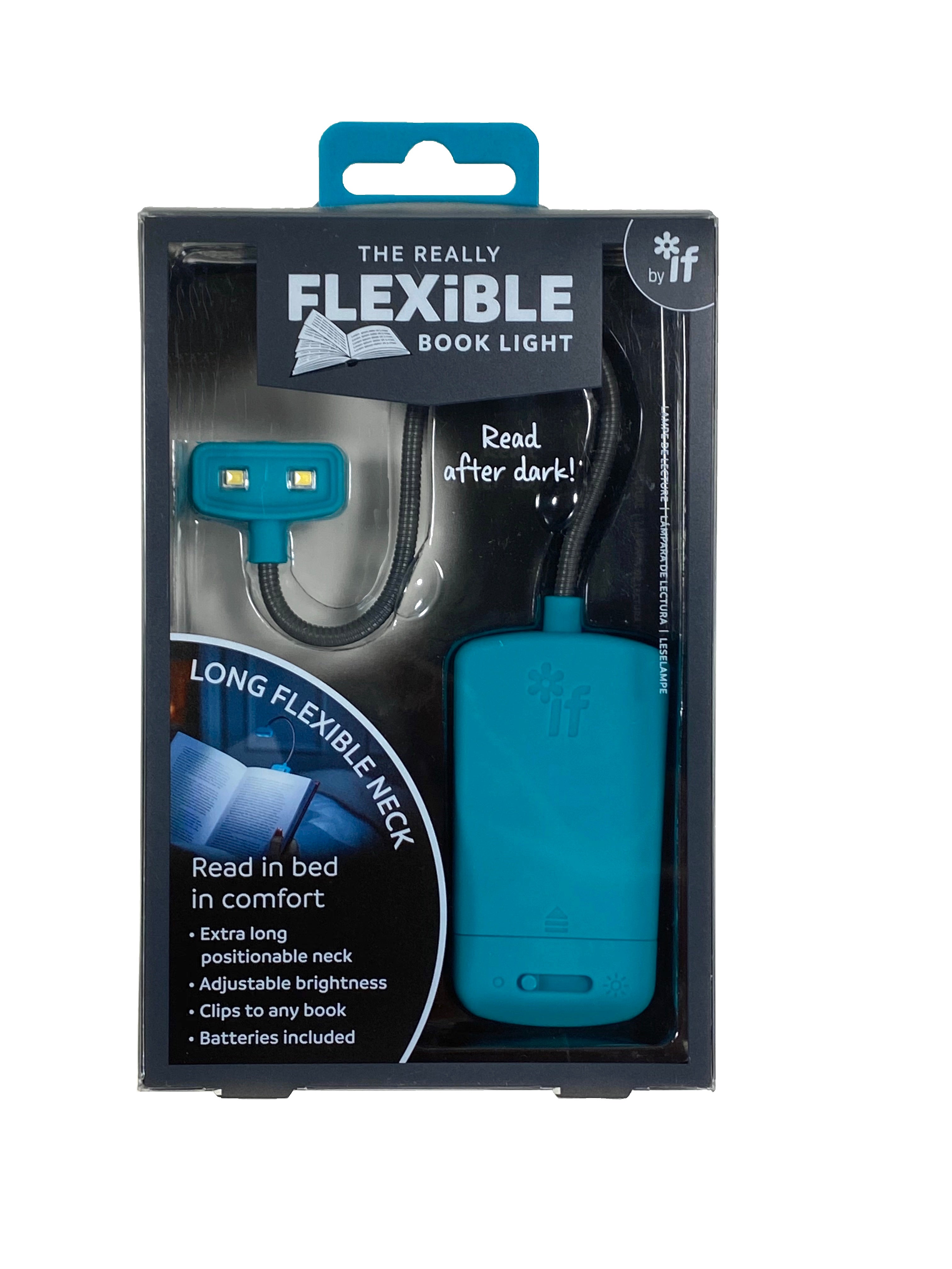 The 2 LED Really Flexible Book Light - Turquoise    