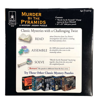 Murder By The Pyramids 1000 Piece Mystery Puzzle    