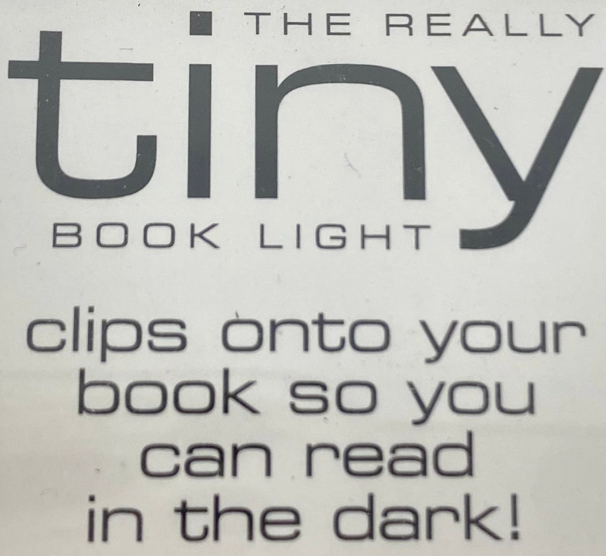 The Really Tiny Book Light - Black    