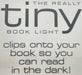 The Really Tiny Book Light - Black    