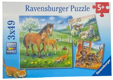 Cuddle Time 3X49 Piece Puzzles    