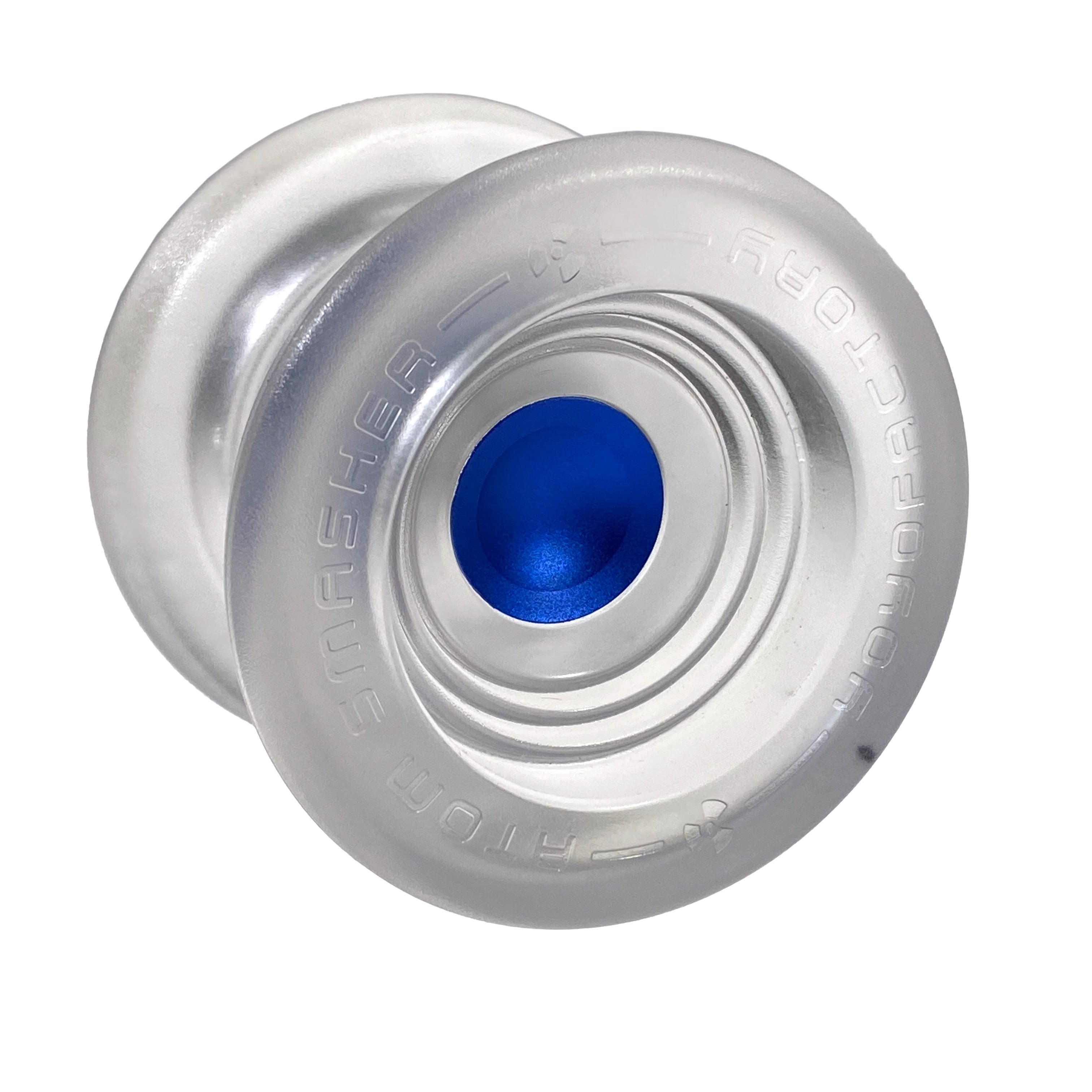 YoYoFactory Atom Smasher Yo-Yo Clear-Blue Hub   3279046.2