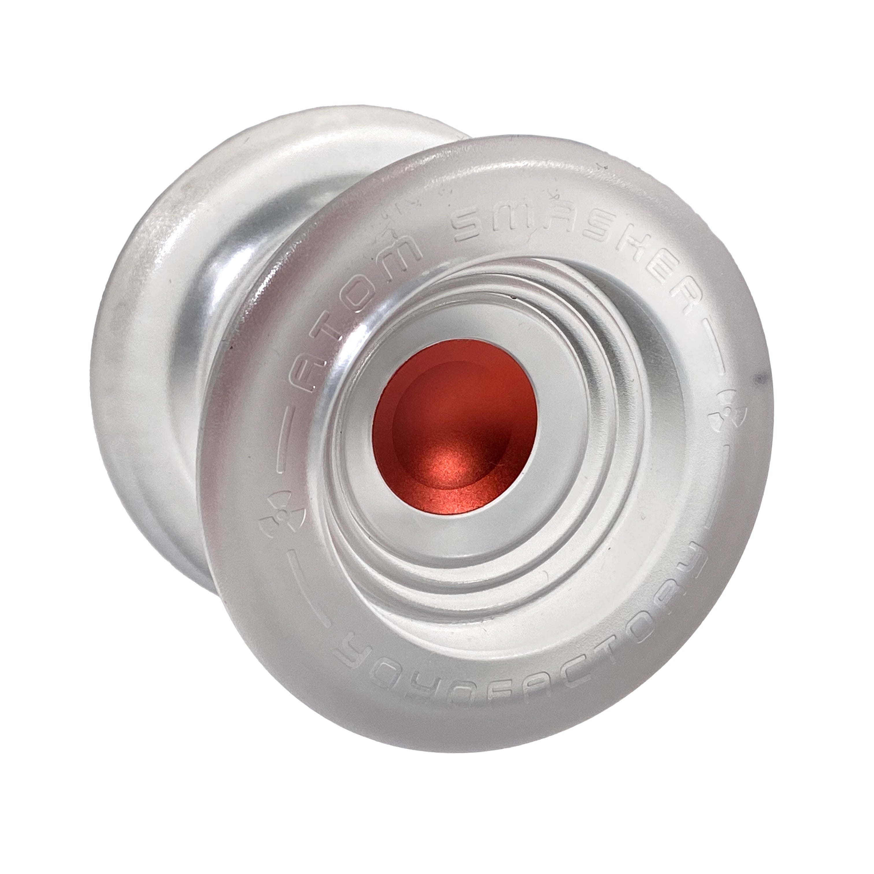 YoYoFactory Atom Smasher Yo-Yo Clear-Red Hub   3279046.3