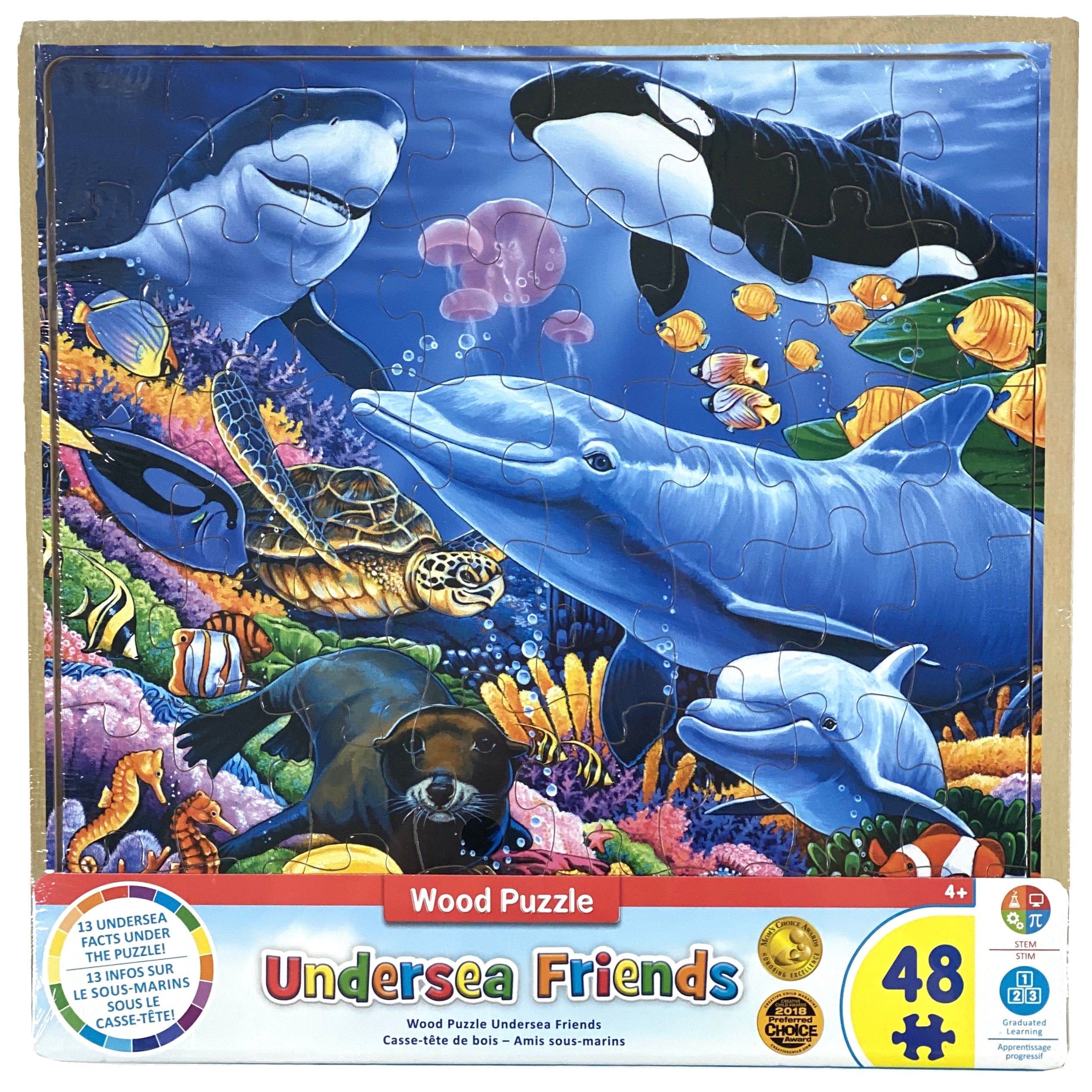 Undersea Friends 48 Piece Wooden Puzzle    