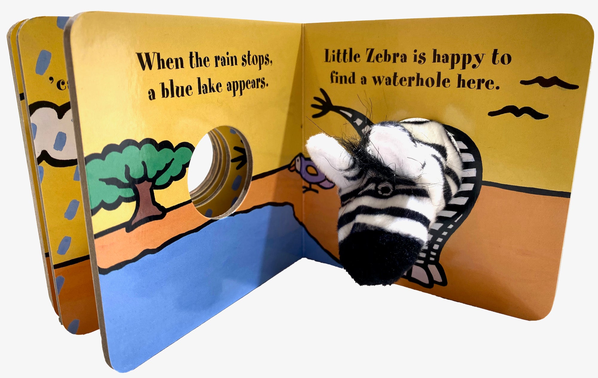 Little Zebra Finger Puppet Book    