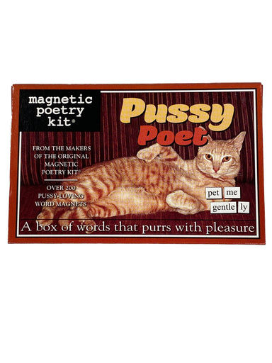 Magnetic Poetry - Pussy Poet    
