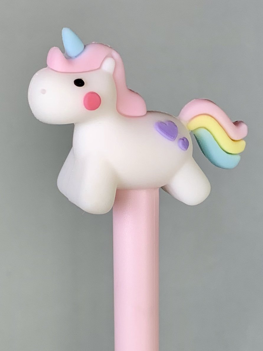 Unicorn Rainbow Tail Gel Pen - Pink, Purple or Blue    