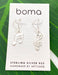 Boma Sterling Silver Musical Notes Earrings
