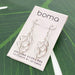 Boma Twisted Dangle Earrings - Silver