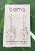 Boma Twisted Dangle Earrings - Silver