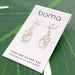 Boma Sterling Silver Owl Outline Earrings