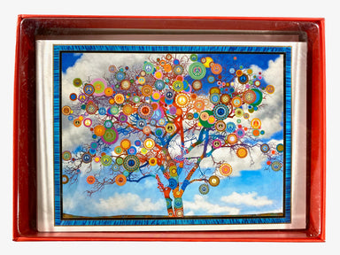 Paul Heussenstamm Peace Tree - Boxed Christmas Cards    