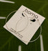 Boma Sterling Silver Earrings - Thin 50mm Hoop    
