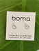 Boma Sterling Silver Earring - Circle Ball Post    
